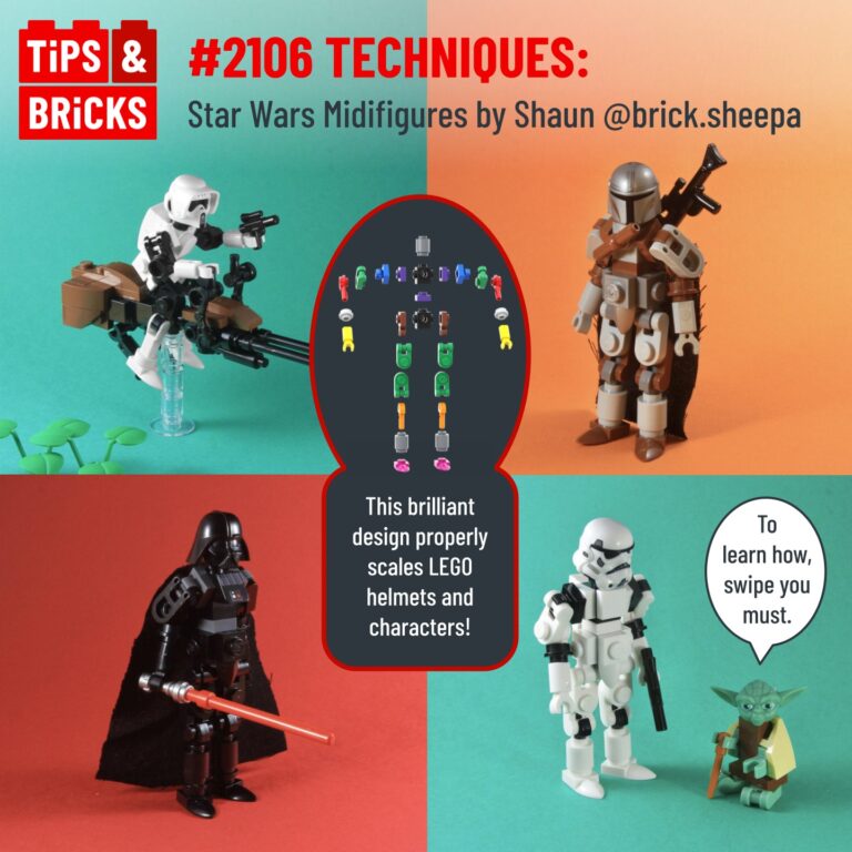 TECHNIQUES: Star Wars Midifigures by Shaun @brick.sheepa