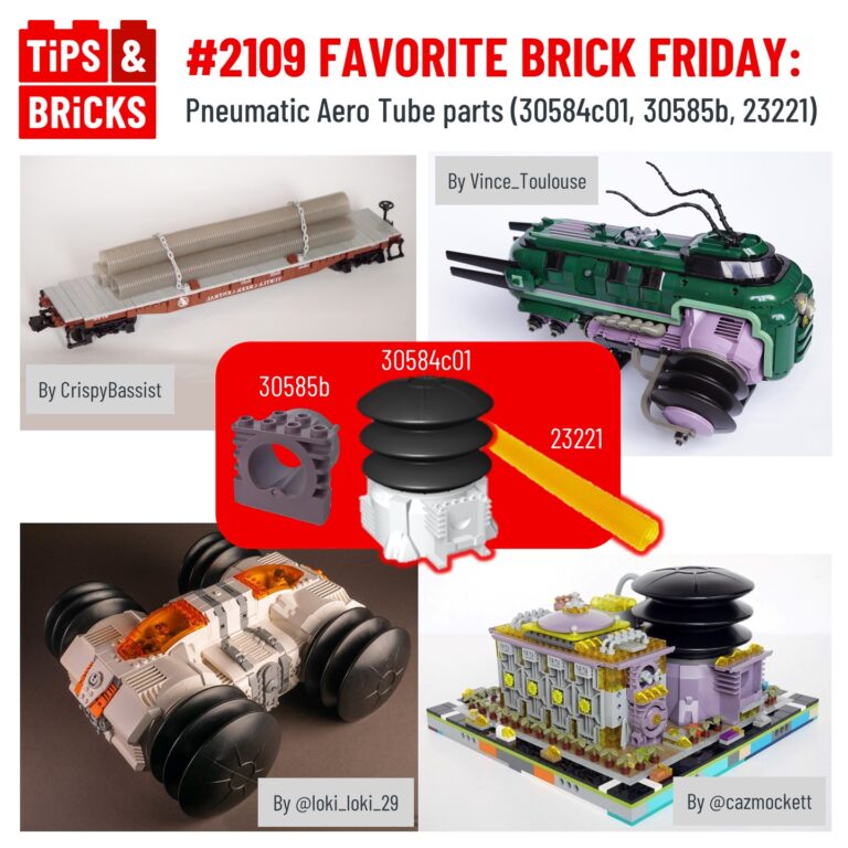 FAVOURITE BRICK FRIDAY: Pneumatic Aero tube pieces.
