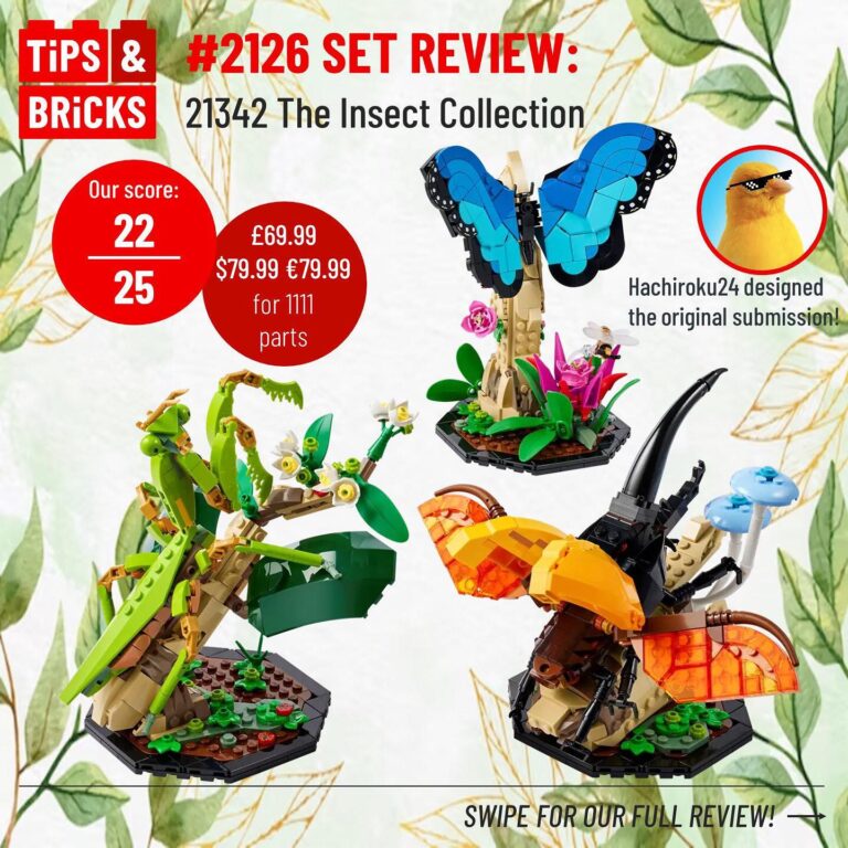 SET REVIEW: 21342 Ideas Insect Collection