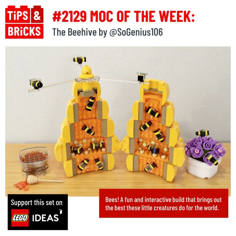 MOC OF THE WEEK: The Beehive by @SoGenius106 on LEGO IDEAS
