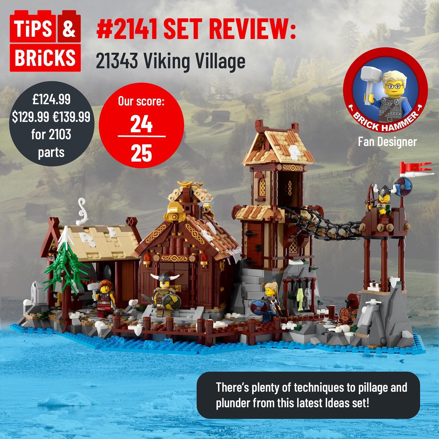 2141 SET REVIEW: 21343 Viking Village - Tips&Bricks