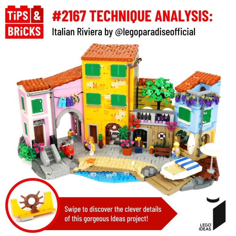 TECHNIQUE ANALYSIS: Italian Riviera by @legoparadiseofficial