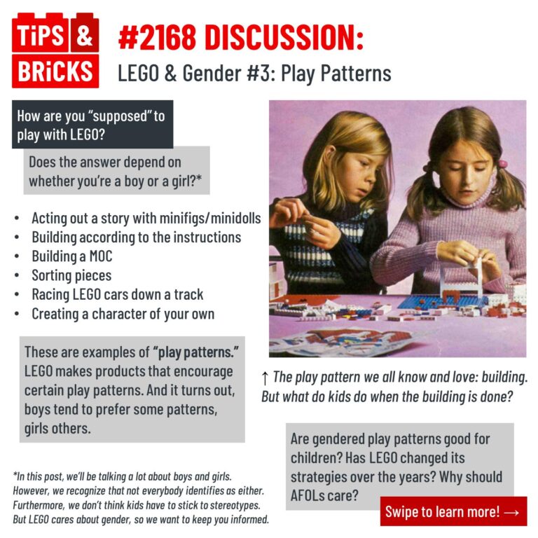 DISCUSSION: LEGO & Gender #3: Play Patterns