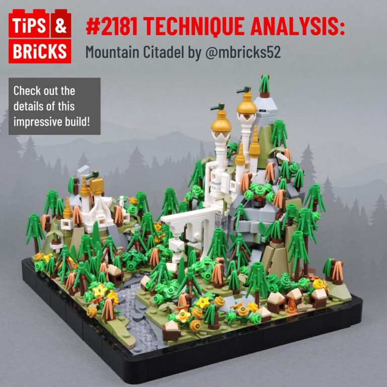 TECHNIQUE ANALYSIS: Mountain Citadel by @mbricks52
