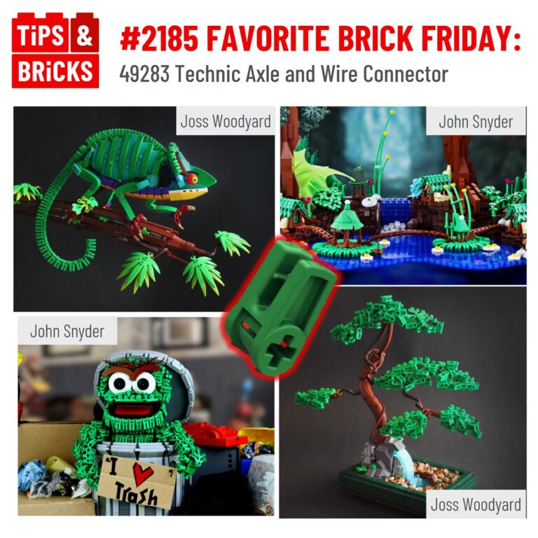 FAVORITE BRICK FRIDAY: 49283 Technic Axle and Wire Connector