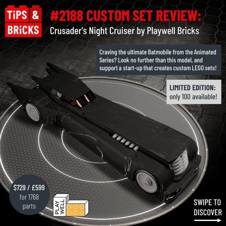 CUSTOM SET REVIEW: Crusader's Night Cruiser by Playwell Bricks