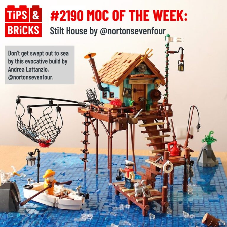 MOC OF THE WEEK: Stilt House by @nortonsevenfour