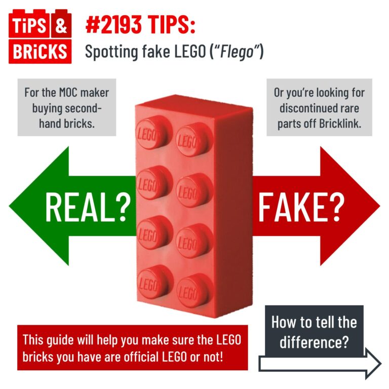 TIPS: Spotting fake LEGO ('Flego')