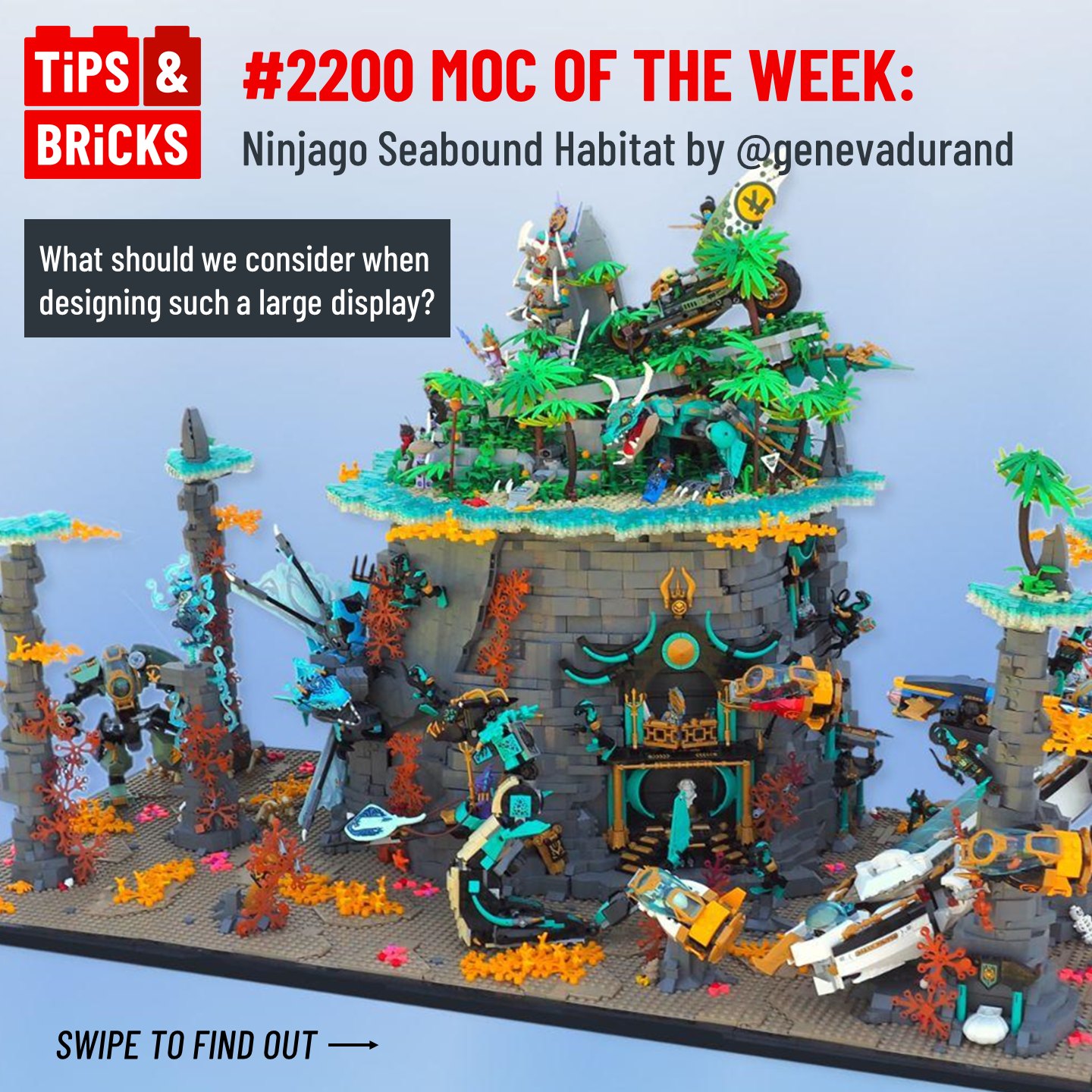 2200 MOC OF THE WEEK: Ninjago Seabound Habitat by genevadurand