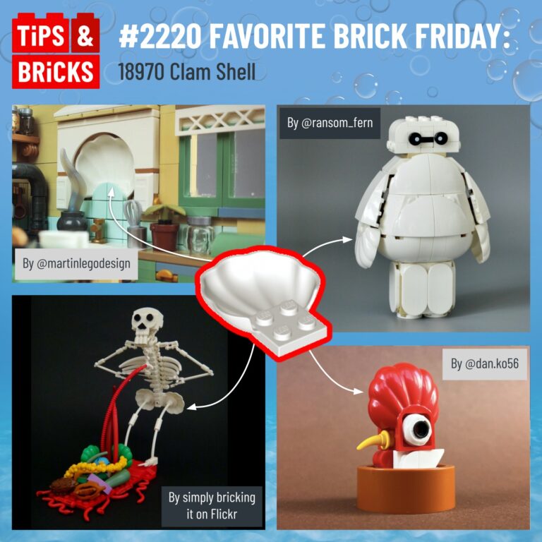 FAVORITE BRICK FRIDAY: 18970 Clam Shell