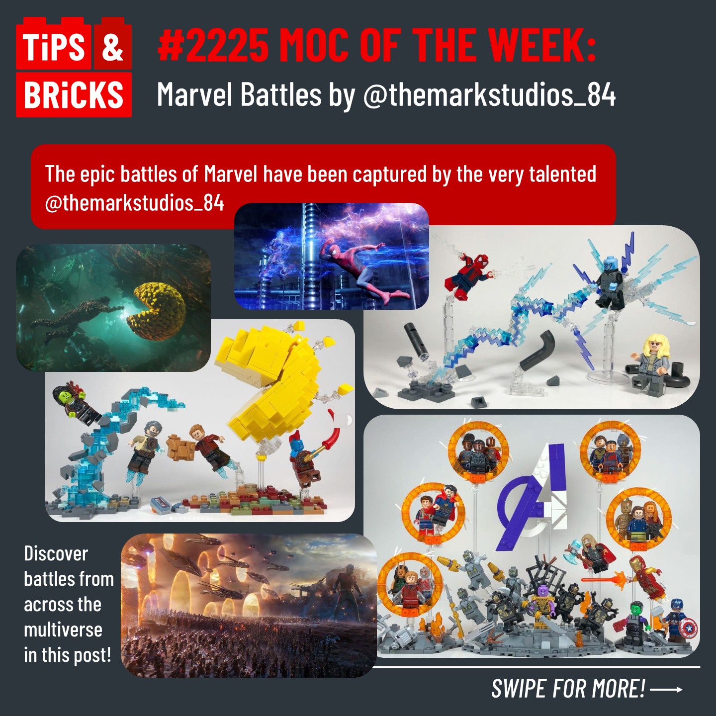 2225 MOC OF THE WEEK: Marvel Battles (@themarkstudios_84