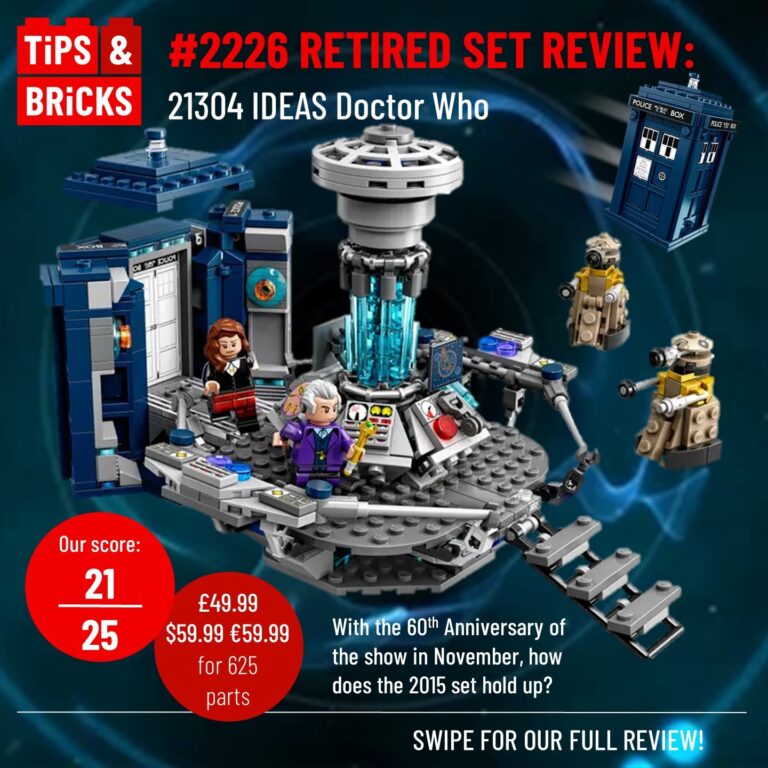 RETIRED SET REVIEW: 21304 IDEAS Doctor Who