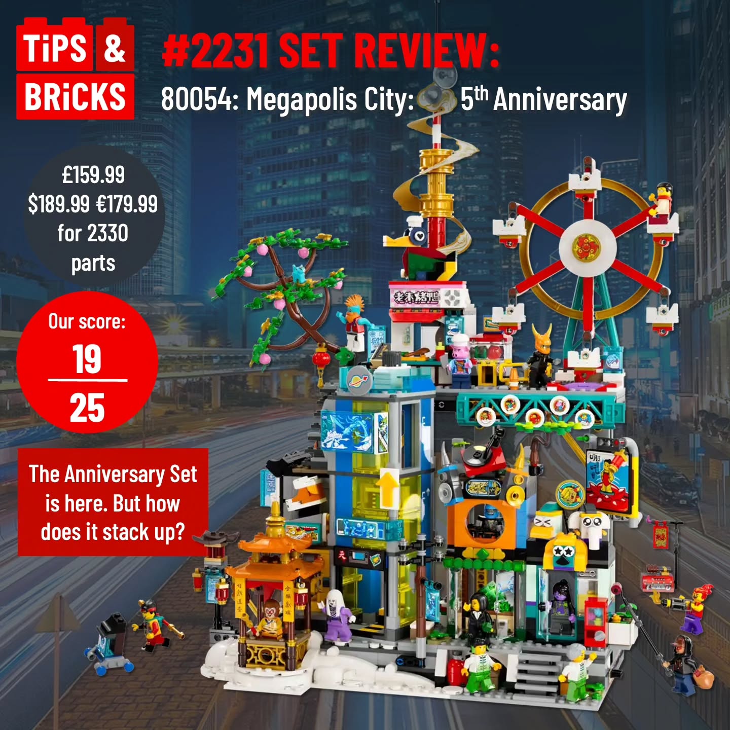 2231 SET REVIEW: 80054 Megapolis City - Tips&Bricks