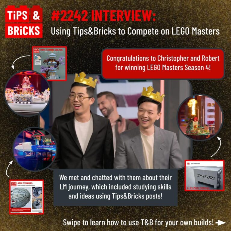 INTERVIEW: Using Tips&Bricks to Compete on LEGO Masters with @duckbricks and @robertfrankzhang