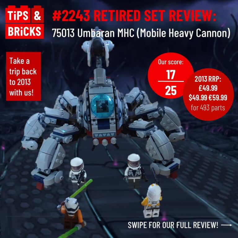 RETIRED SET REVIEW: 75013 Umbaran MHC (Mobile Heavy Cannon)