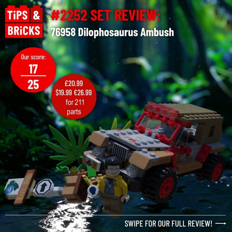 SET REVIEW: 76958 Dilophosaurus Ambush