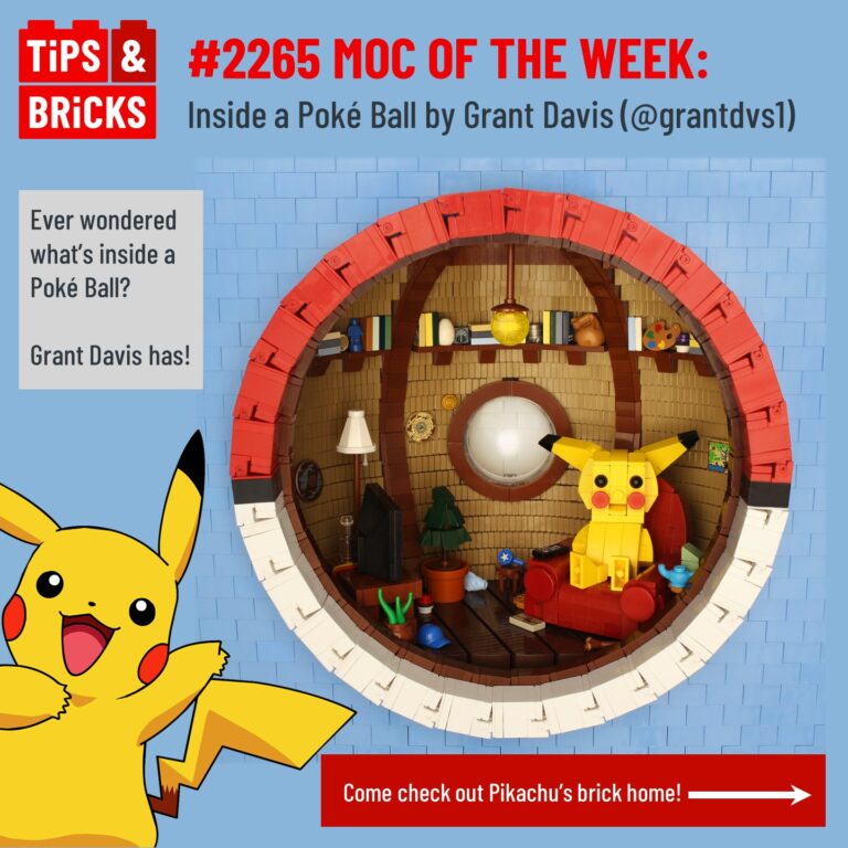 MOC of the Week: Inside a Poké Ball by @grantdvs1