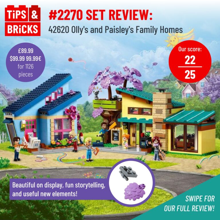 SET REVIEW: 42620 Olly's and Paisley's Family Homes