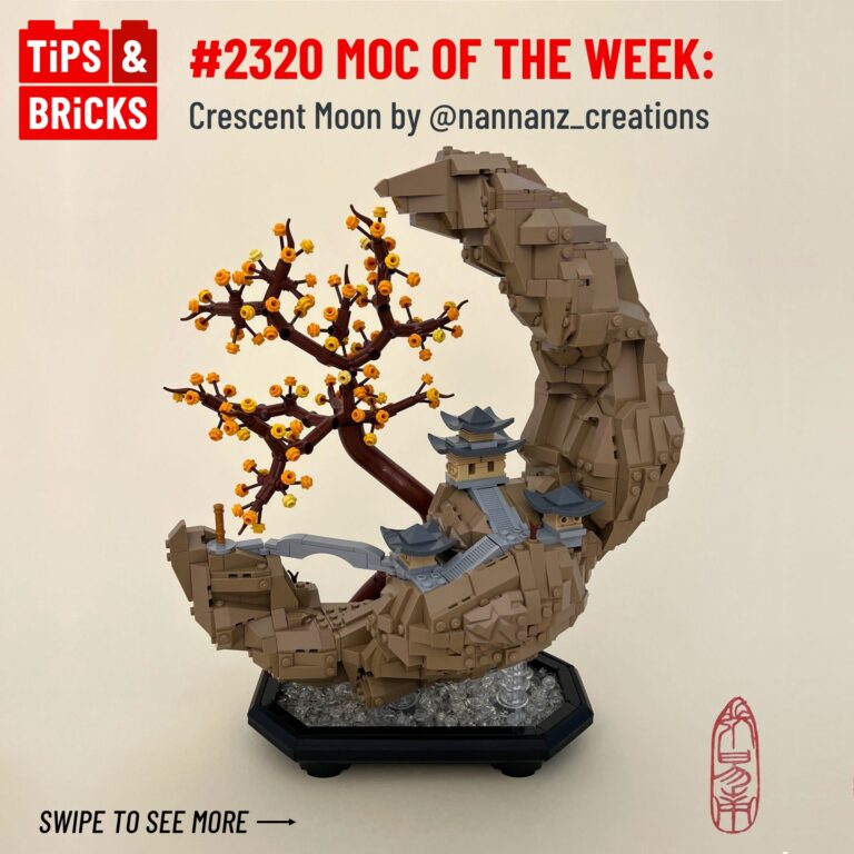 MOC OF THE WEEK: Crescent Moon by @nannanz_creations
