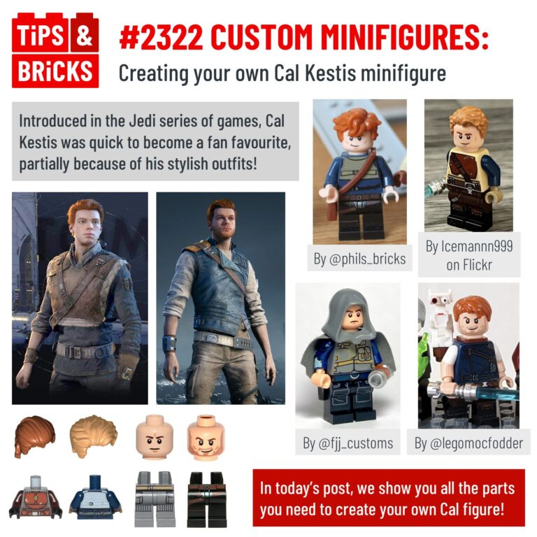CUSTOM MINIFIGURES: Creating your own Cal Kestis minifigure