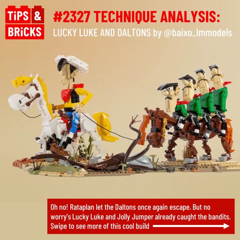 TECHNIQUE ANALYSIS: Lucky Luke and Daltons by @baixo_lmmodels