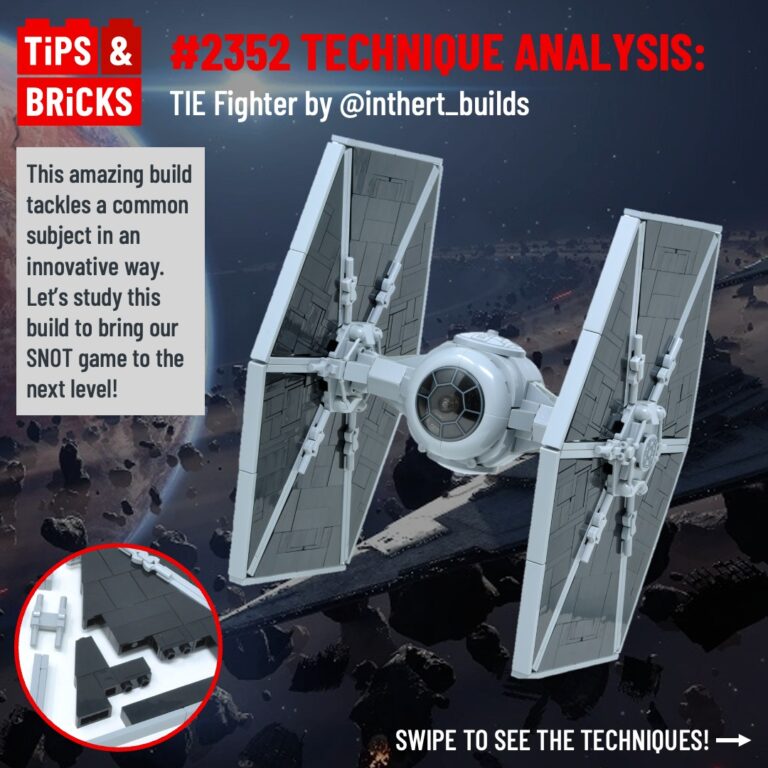 TECHNIQUE ANALYSIS: TIE Fighter by @inthert_builds