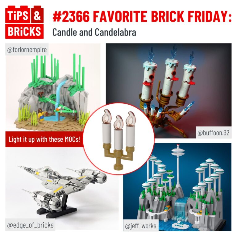FAVORITE BRICK FRIDAY: Candle and Candelabra