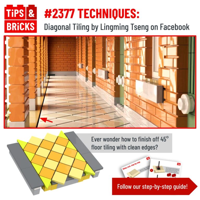 TECHNIQUES: Diagonal Tiling by Lingming Tseng on Facebook