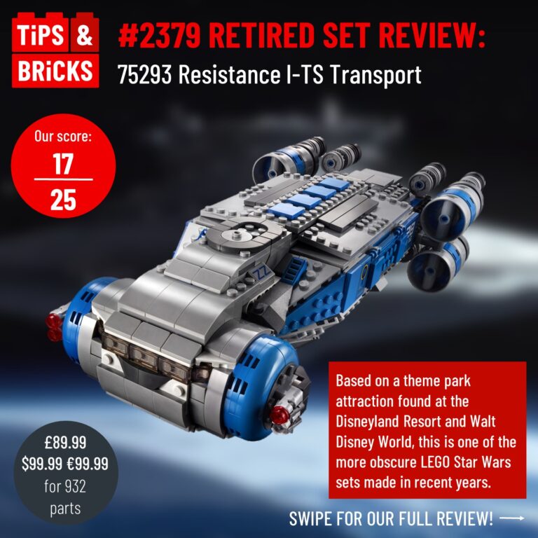RETIRED SET REVIEW: 75293 Resistance I-TS Transport