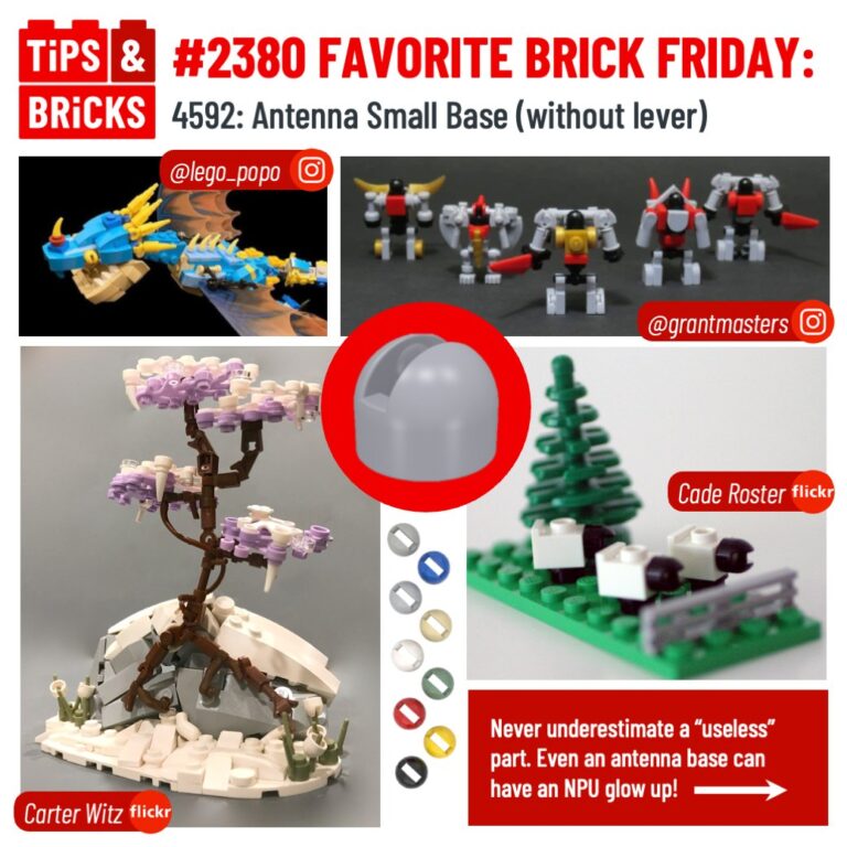 FAVORITE BRICK FRIDAY: 4592: Antenna Small Base (without lever)
