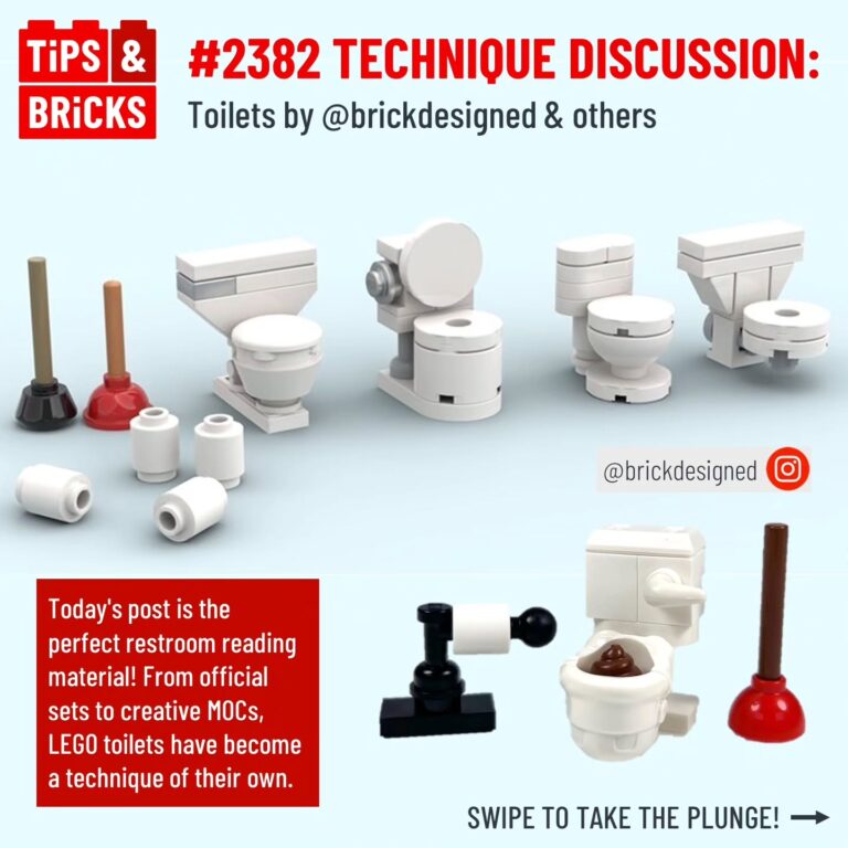 TECHNIQUE DISCUSSION: Toilets by @brickdesigned and others