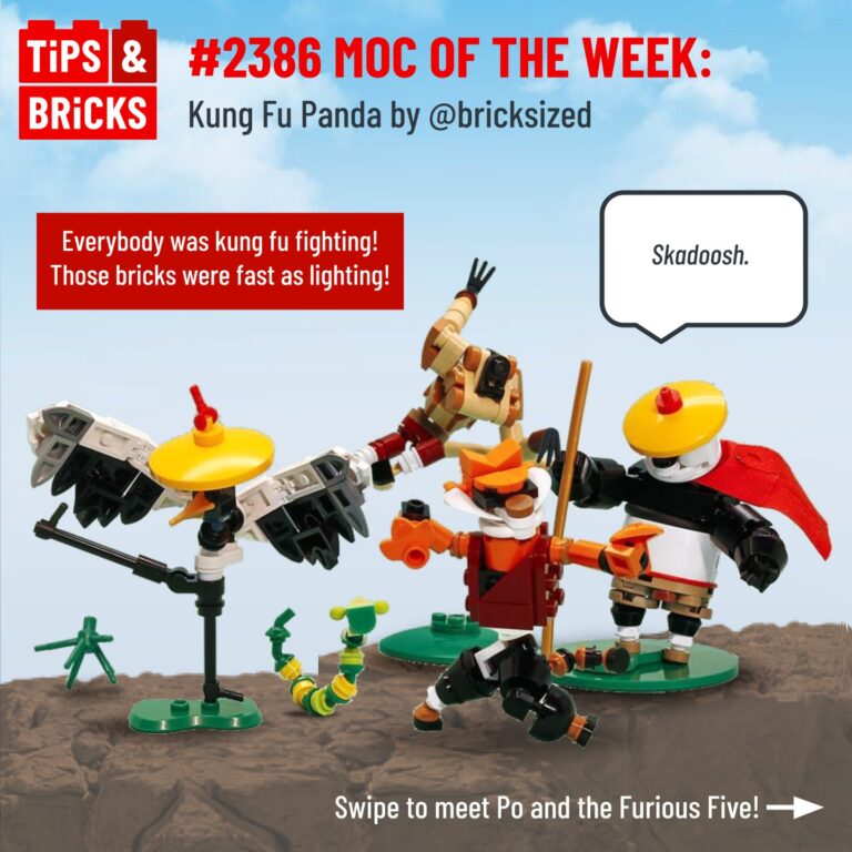 MOC OF THE WEEK: Kung Fu Panda by @bricksized
