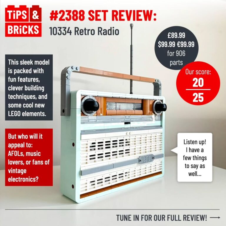 SET REVIEW: 10334 Retro Radio