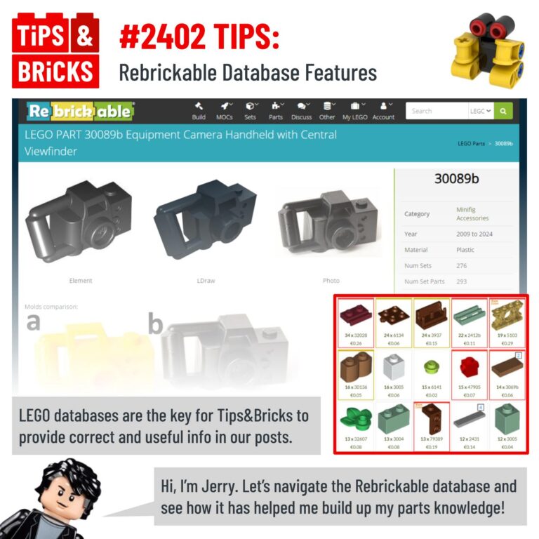TIPS: Rebrickable Database Features