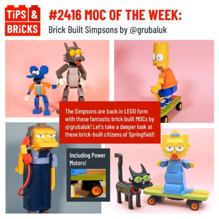 MOC OF THE WEEK: Brick Built Simpsons by @grubaluk