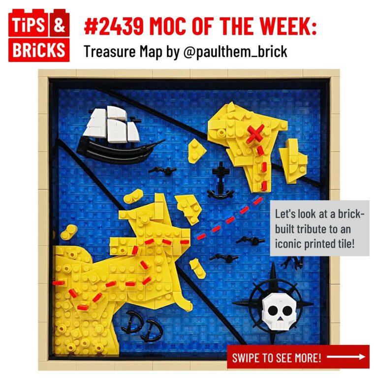 MOC OF THE WEEK: Treasure Map by @paulthem_brick