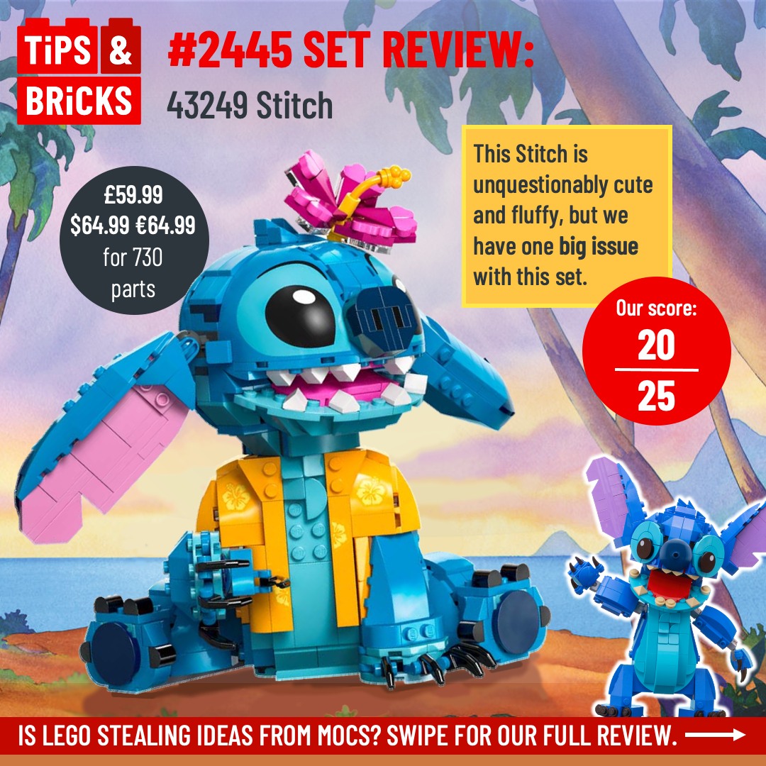 2445 SET REVIEW: 43249 Stitch - Tips&Bricks