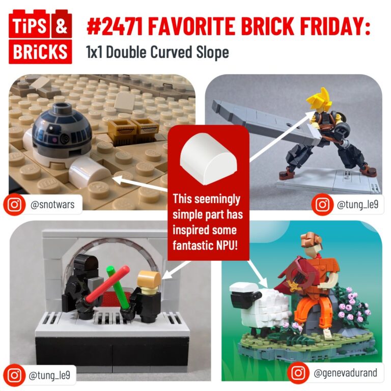 FAVORITE BRICK FRIDAY: 1x1 Double Curved Slope