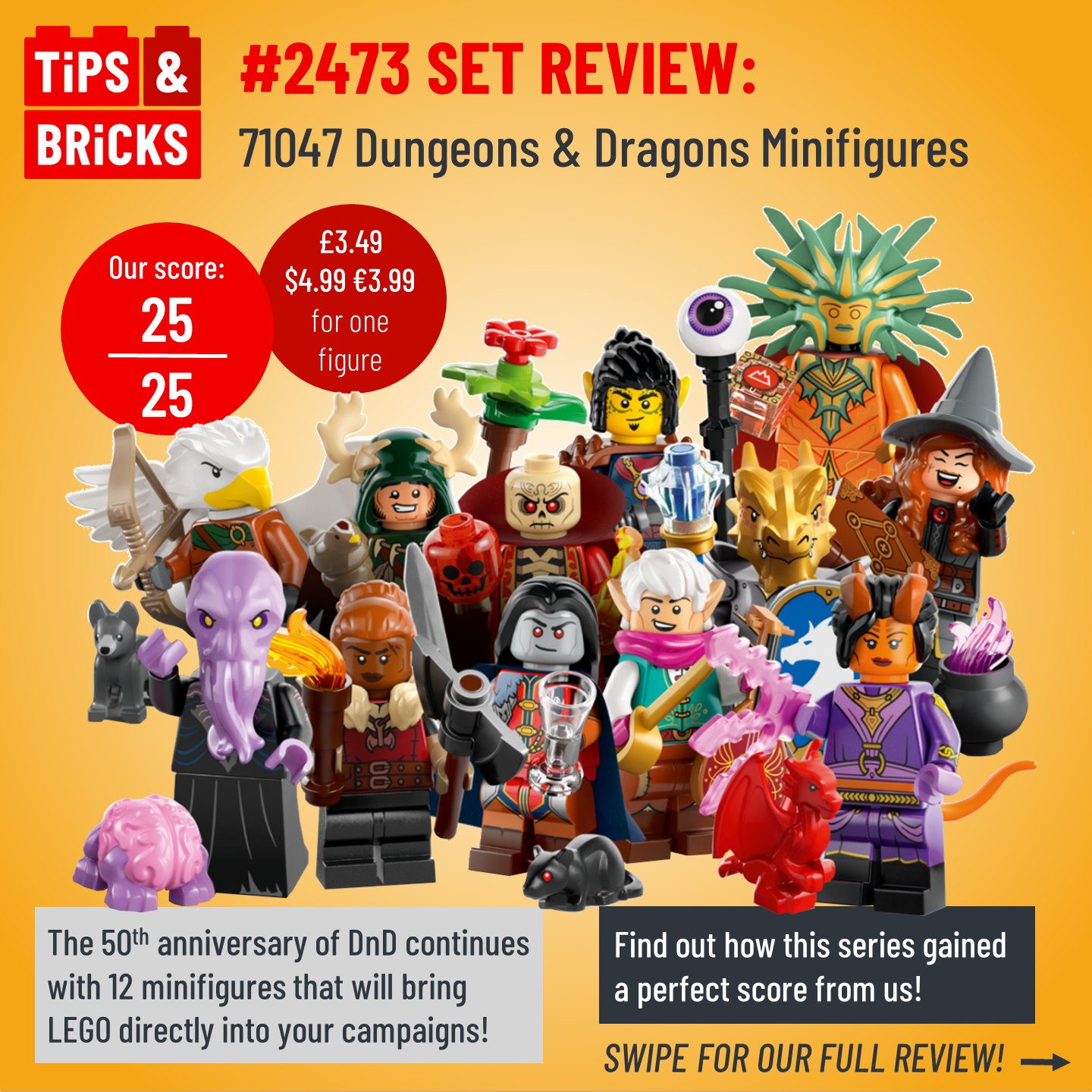 2473 SET REVIEW: 71047 Dungeons & Dragons Minifigures - Tips&Bricks