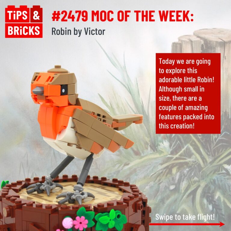 MOC OF THE WEEK: Robin by Victor on Flickr