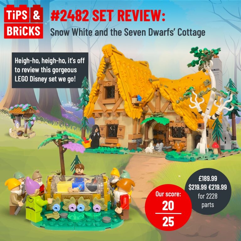 SET REVIEW: 43242 Snow White and the Seven Dwarfs' Cottage