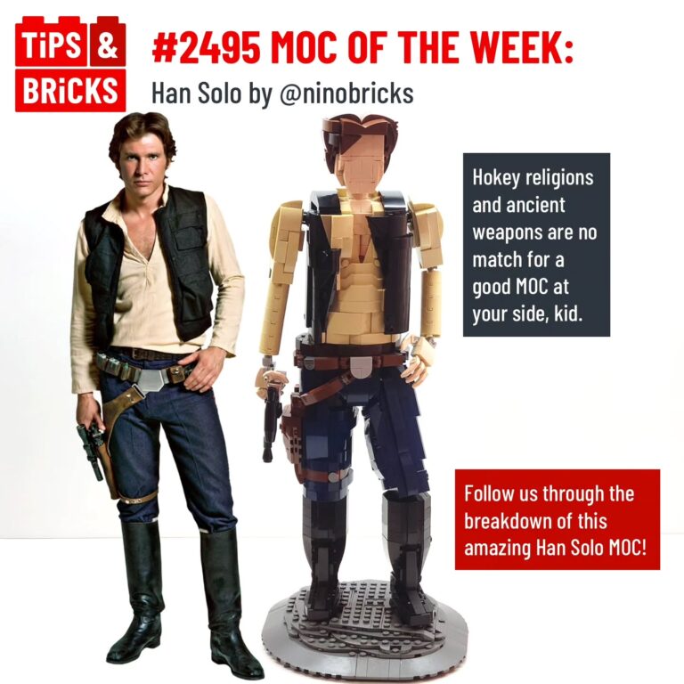 MOC OF THE WEEK: Han Solo by @ninobricks
