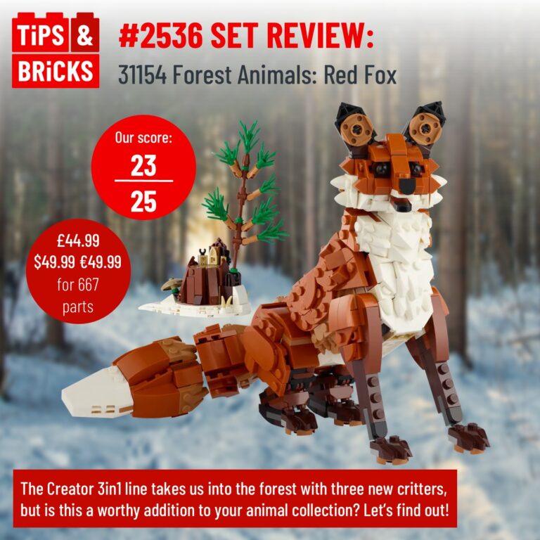 SET REVIEW: 31154 Forest Animals: Red Fox