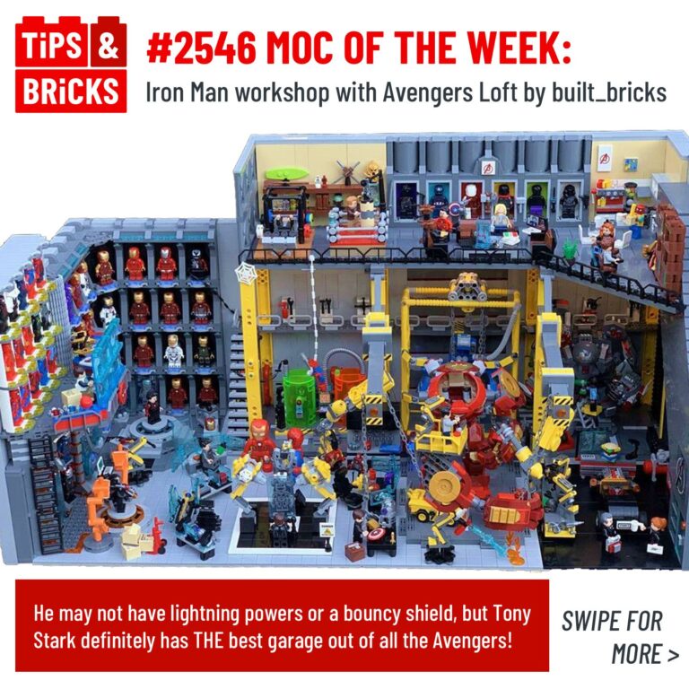 MOC OF THE WEEK: Iron Man workshop with Avengers Loft