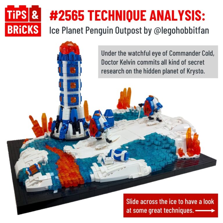TECHNIQUE ANALYSIS: Ice Planet Penguin Outpost by @legohobbitfan
