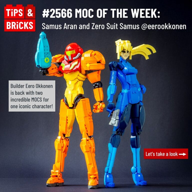 MOC OF THE WEEK: Samus Aran and Zero Suit Samus @eerookkonen