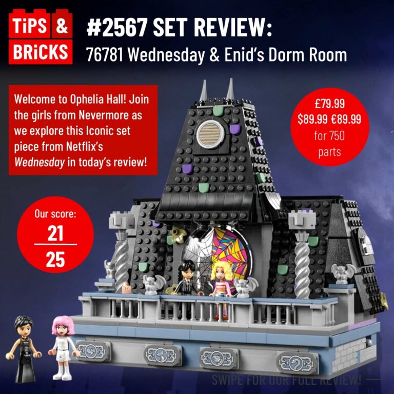 SET REVIEW: 76781 Wednesday & Enid's Dorm Room
