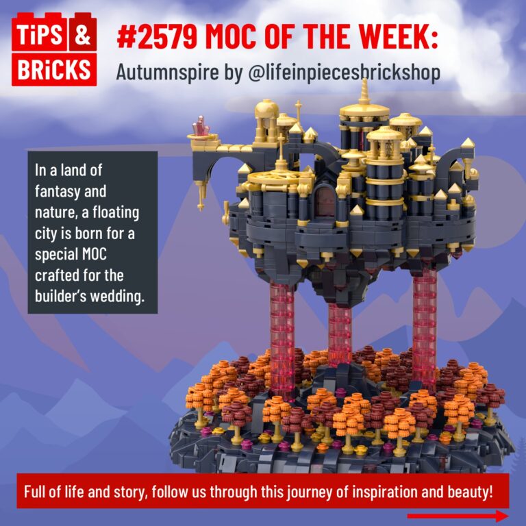 MOC OF THE WEEK: Autumnspire centerpieces by Jared AKA Life in Pieces