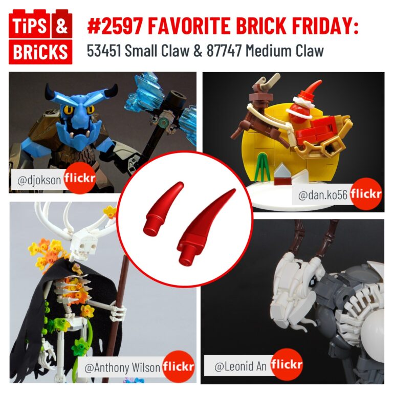 FAVOURITE BRICK FRIDAY: 53451 Small Claw & 87747 Medium Claw