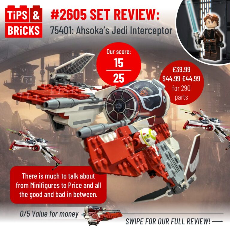 SET REVIEW: 75401: Ahsoka's Jedi Interceptor
